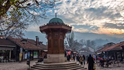 sarajevo old town - Ibrik fountain