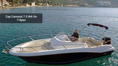 Jeanneau Cap Camarat 755WA for 7 – 8 person