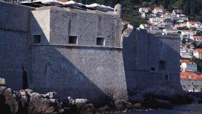 Dubrovnik Walls from Sea