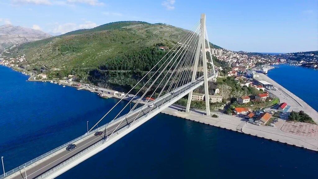 Franjo Tuđman bridge Dubrovnik